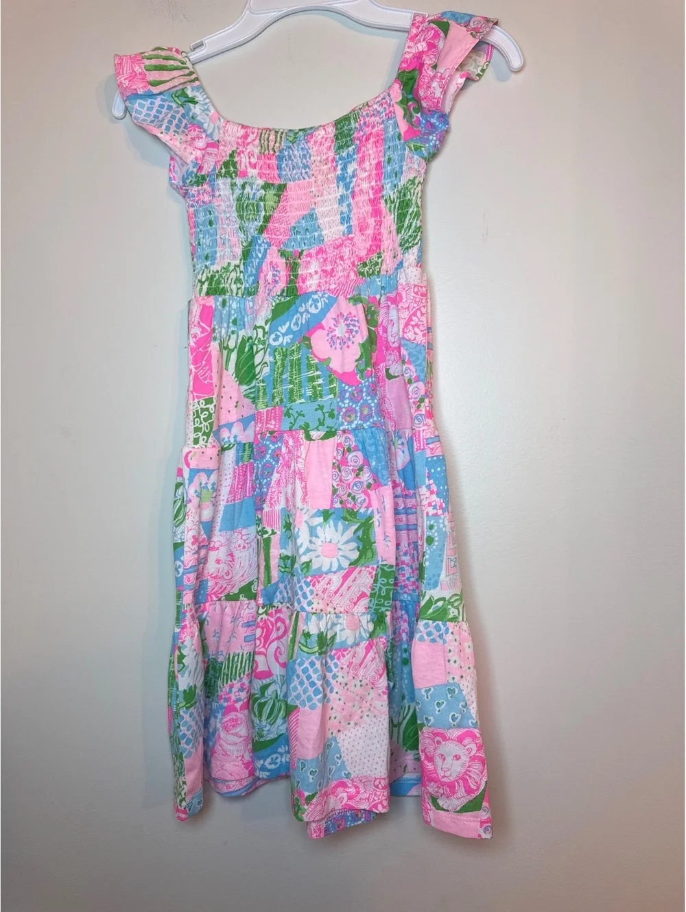 Lilly Pulitzer Girls' Patchwork Print Dress Size 2-3